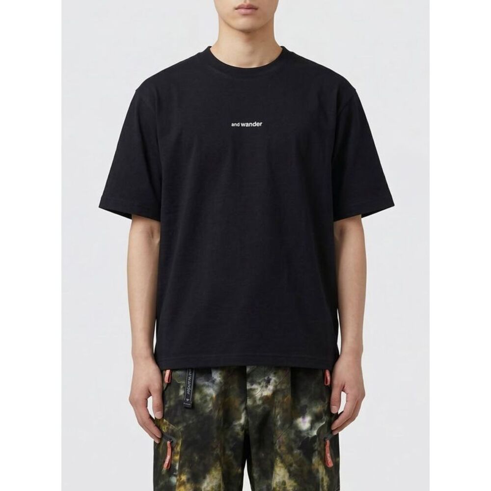 And Wander T-Shirt Men Black